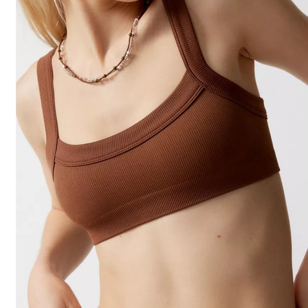 NWT Urban Outfitters Under Riptide Seamless Ribbed Bralette